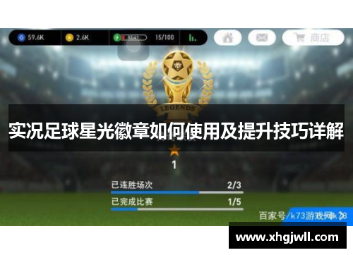 实况足球星光徽章如何使用及提升技巧详解
